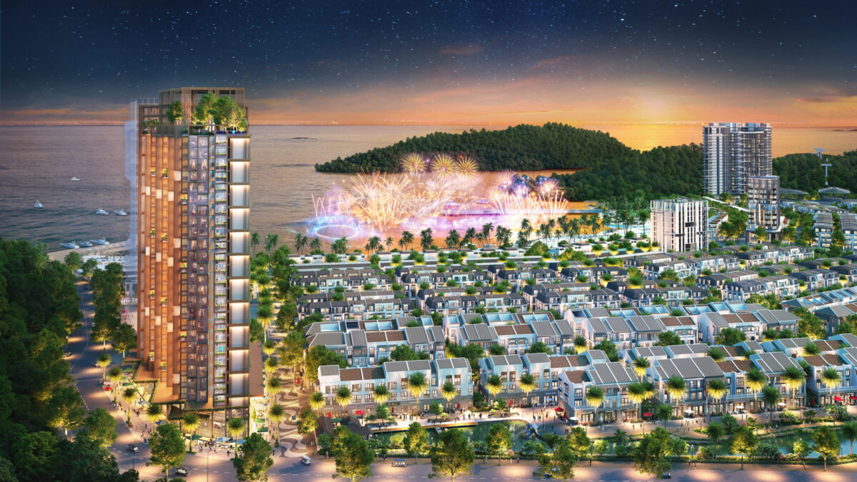 Điểm nhấn tại tòa tháp ‘ngắm pháo hoa đẹp nhất’ Sun Group Cat Ba